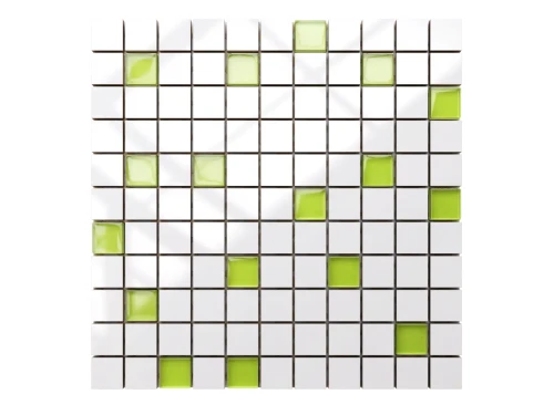 MOZAIKA CERAMICZNA SZKLANA ZEFIR ZIELONA GREEN