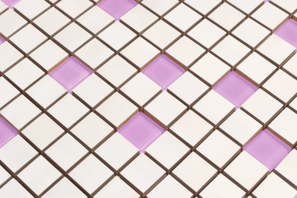MOZAIKA CERAMICZNA SZKLANA VIOLA FIOLET RÓŻ – dekoracyjne do wnętrz – Szklane Mozaiki