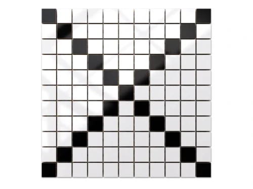 MOZAIKA CERAMICZNA Geometric® 1 CZARNA BIAŁA