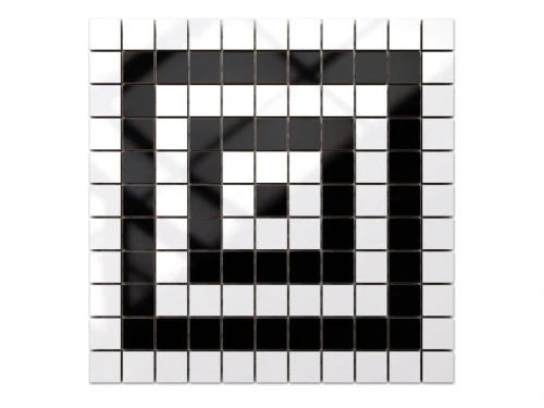  MOZAIKA CERAMICZNA Geometric® 2 CZARNA BIAŁA