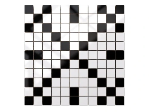  MOZAIKA CERAMICZNA Geometric® 6 CZARNA BIAŁA