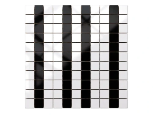  MOZAIKA CERAMICZNA Geometric® 8 CZARNA BIAŁA