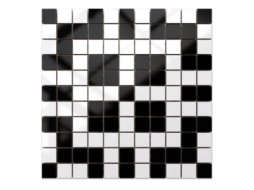  MOZAIKA CERAMICZNA Geometric® 12 CZARNA BIAŁA
