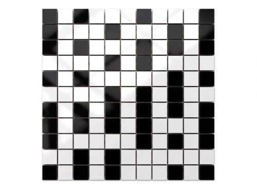  MOZAIKA CERAMICZNA Geometric® 15 CZARNA BIAŁA