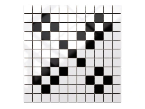  MOZAIKA CERAMICZNA Geometric® 18 CZARNA BIAŁA
