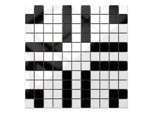  MOZAIKA CERAMICZNA Geometric® 19 CZARNA BIAŁA
