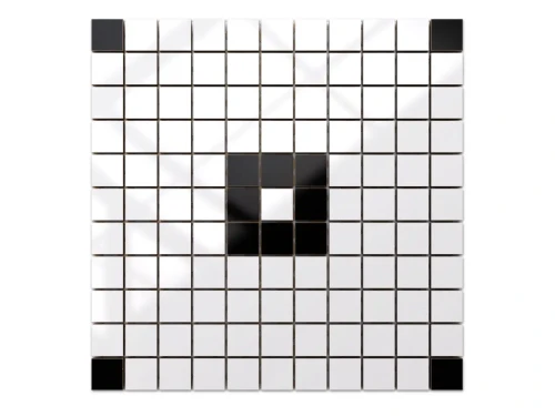  MOZAIKA CERAMICZNA Geometric® 21 CZARNA BIAŁA