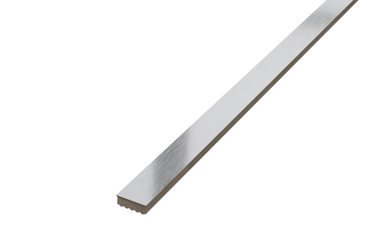 LISTWA STEEL  5  (2,5 x 60) SZLIF SATYNA – dekoracyjne do wnętrz – Szklane Mozaiki