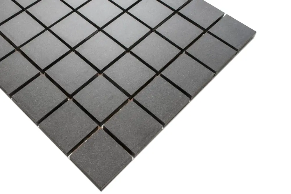MOZAIKA GRESOWA DOBLO NERO kostka 4,8cm – dekoracyjne do wnętrz – Szklane Mozaiki