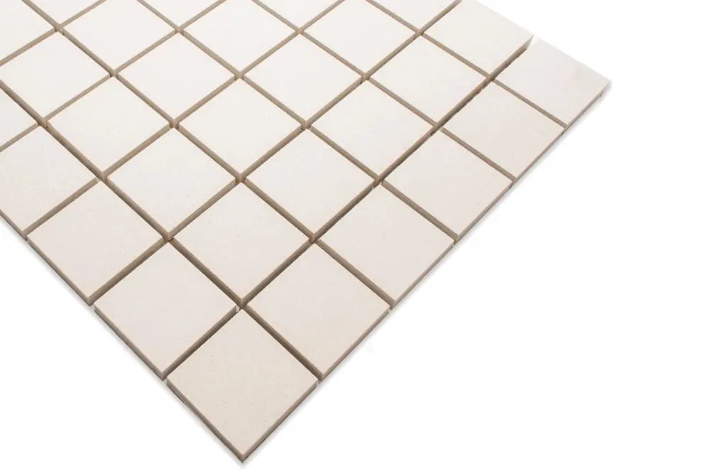 MOZAIKA GRESOWA DOBLO BIANCO kostka 4,8cm – dekoracyjne do wnętrz – Szklane Mozaiki