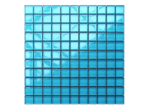 MOZAIKA SZKLANA NIEBIESKA AZUL BŁĘKITNA 30x30cm 8mm