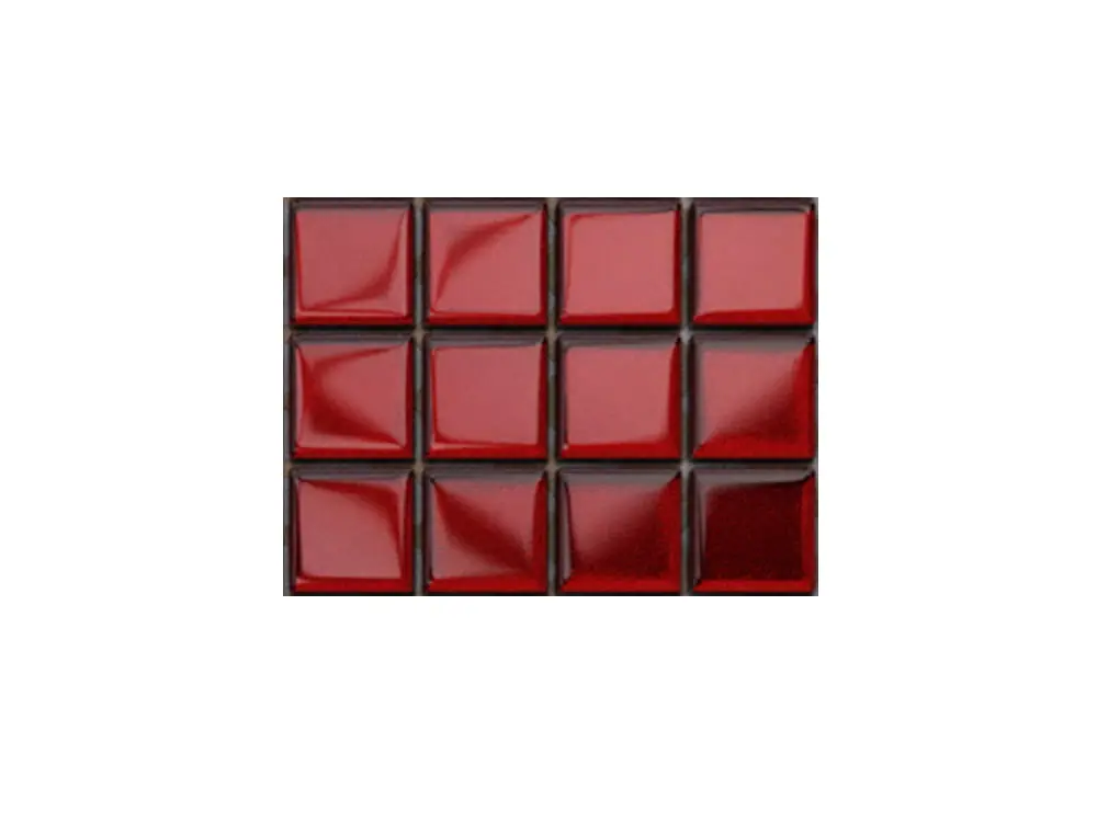 MOZAIKA SZKLANA CZERWONA KARMAZYN CIEMNY, BORDO 30x30cm 8mm – dekoracyjne do wnętrz – Szklane Mozaiki