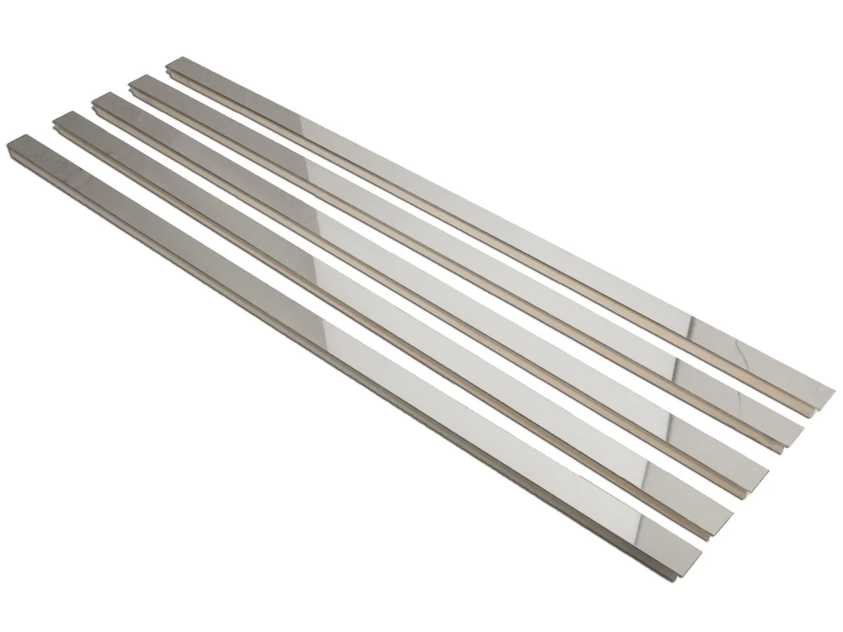 LISTWA STEEL 15 (5 x 60,8) POŁYSK LUSTRO – dekoracyjne do wnętrz – Szklane Mozaiki