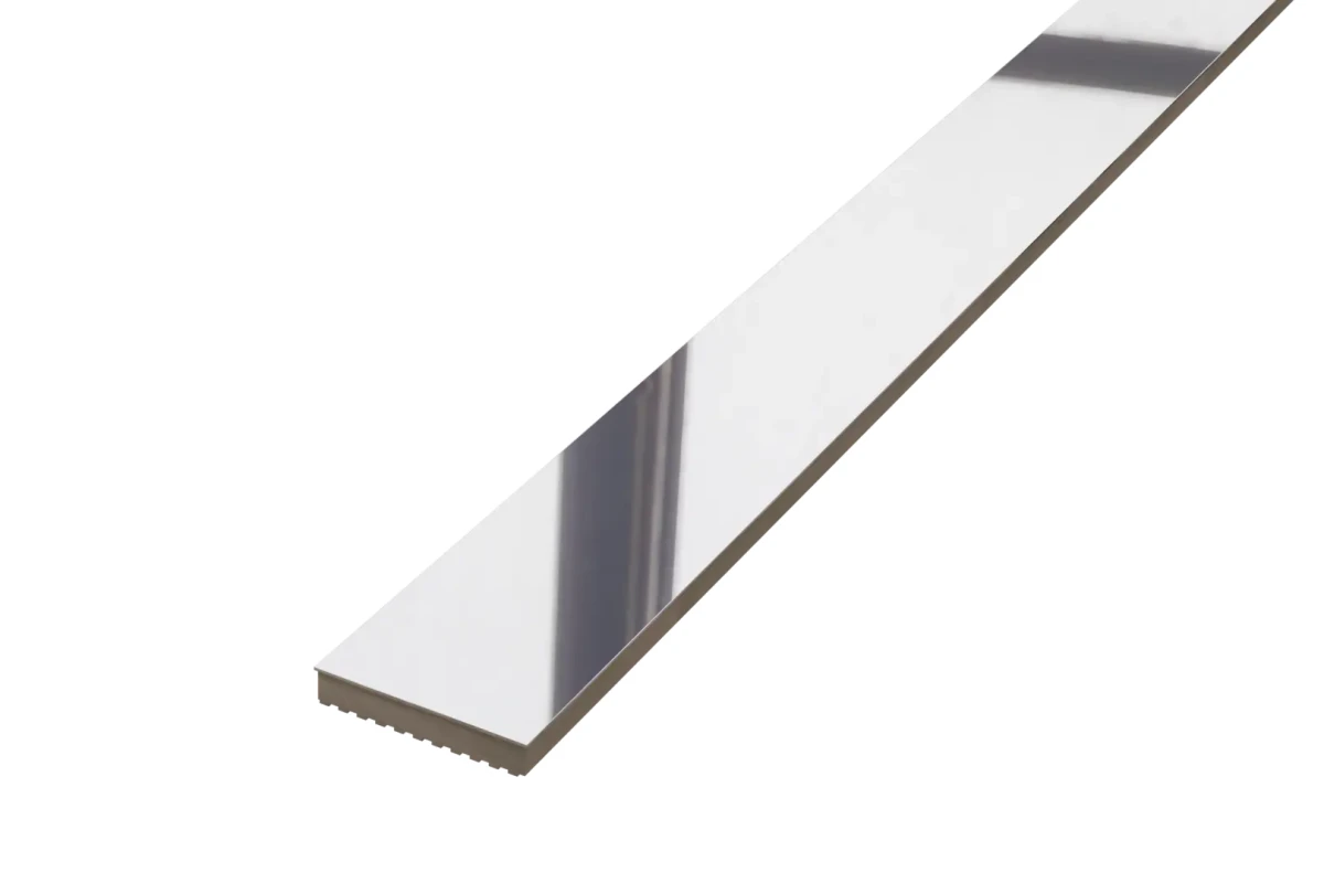 LISTWA STEEL 15 (5 x 60,8) POŁYSK LUSTRO – dekoracyjne do wnętrz – Szklane Mozaiki