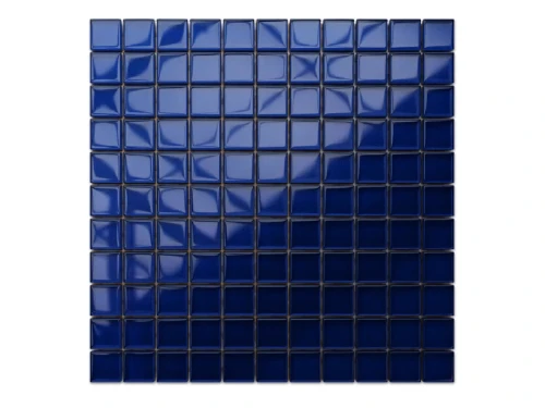 MOZAIKA SZKLANA NIEBIESKA KOBALT 30x30cm 8mm
