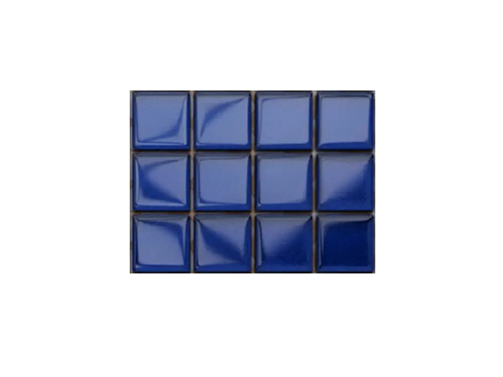 MOZAIKA SZKLANA NIEBIESKA KOBALT 30x30cm 8mm – dekoracyjne do wnętrz – Szklane Mozaiki