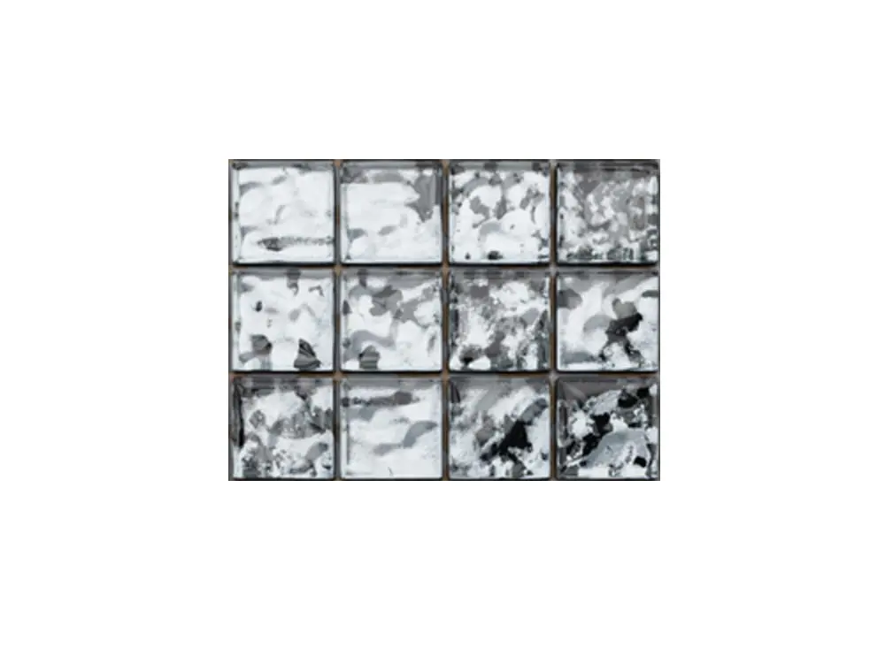 MOZAIKA SZKLANA CZARNA ONYKS METALIC 30x30cm 8mm – dekoracyjne do wnętrz – Szklane Mozaiki