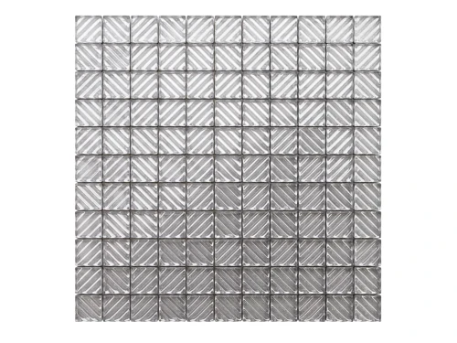 MOZAIKA SZKLANA SREBRNA SILVER RIVA  30x30cm 8mm