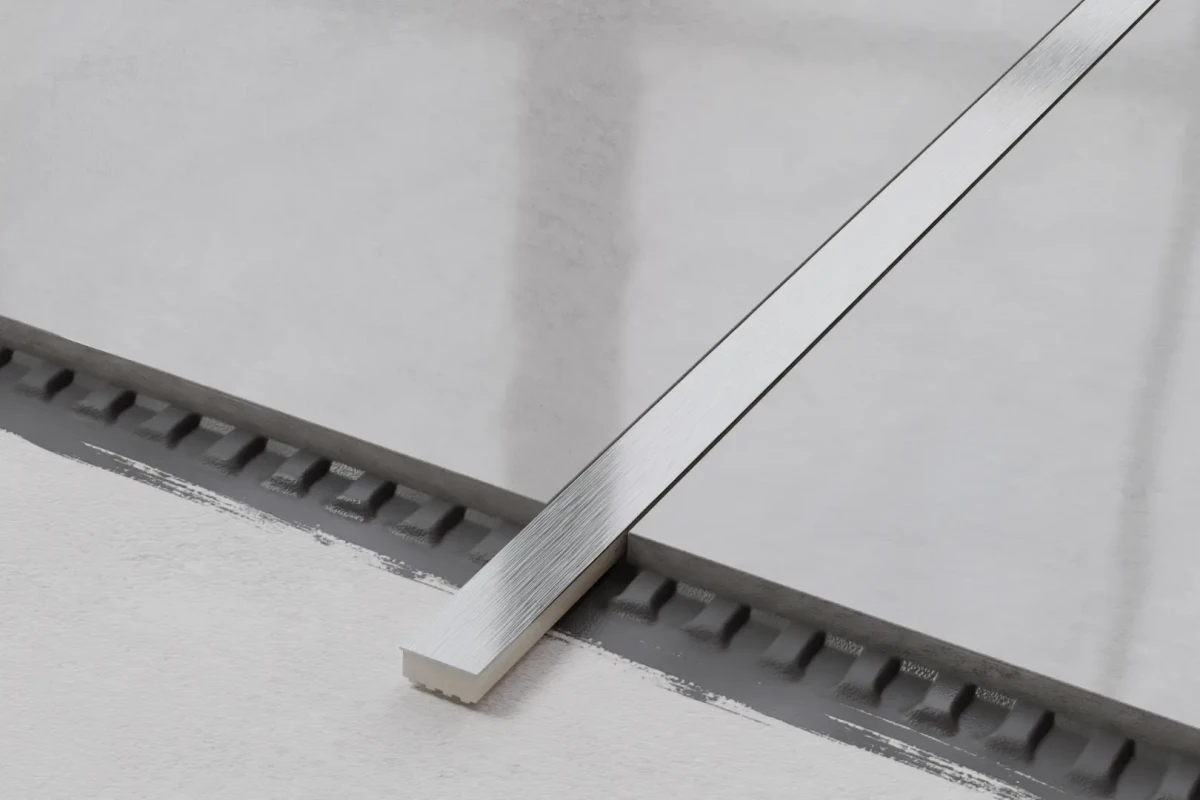 LISTWA STEEL 24 (2,0 x 89,8) SZLIF SATYNA – dekoracyjne do wnętrz – Szklane Mozaiki