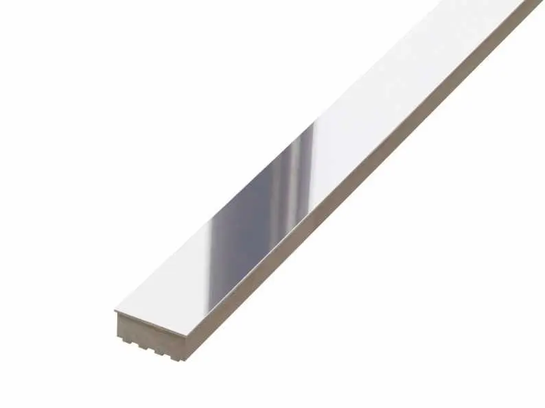 LISTWA STEEL 25 (2,0 x 89,8) POŁYSK LUSTRO – dekoracyjne do wnętrz – Szklane Mozaiki