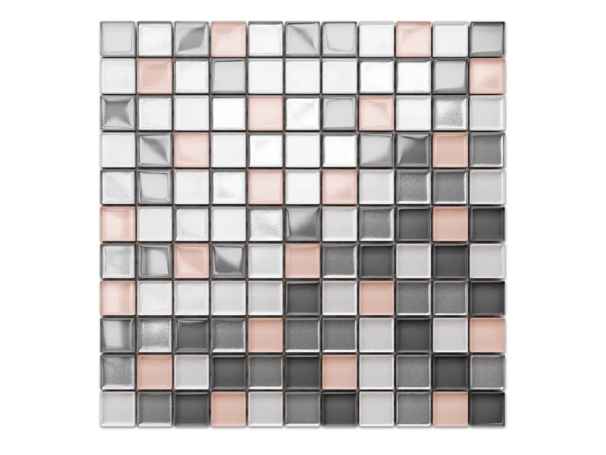 MOZAIKA SZKLANA MODERN 30x30cm 8mm   – dekoracyjne do wnętrz – Szklane Mozaiki