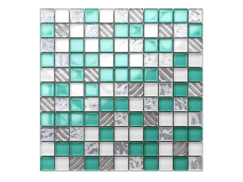 MOZAIKA SZKLANA COOL MINT 30x30cm 8mm