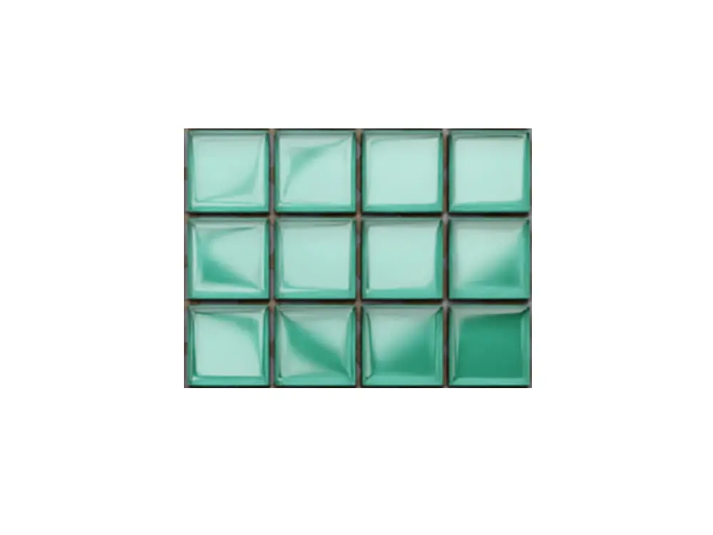 MOZAIKA SZKLANA ZIELONA MALACHIT 30x30cm 8mm – dekoracyjne do wnętrz – Szklane Mozaiki