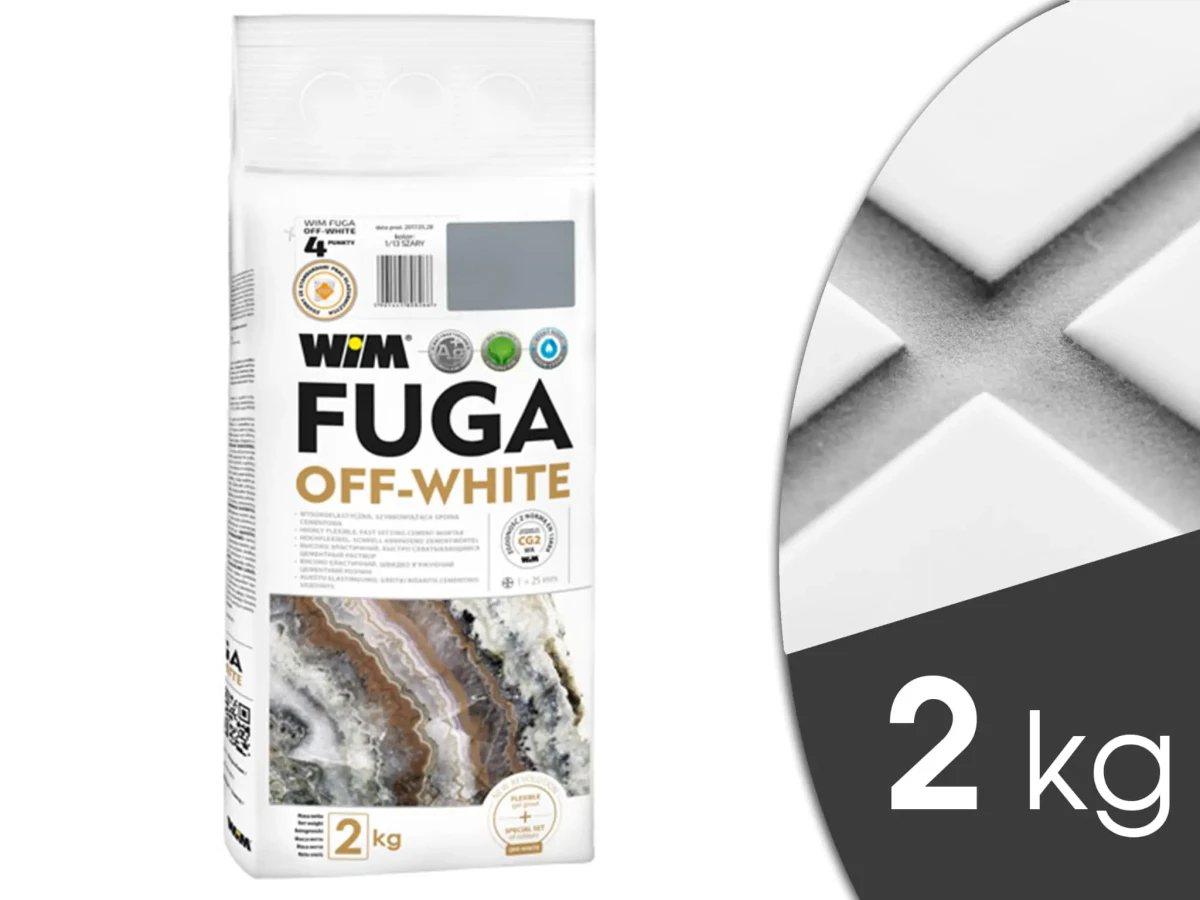 SILIKON SANITARNY OFF-WHITE  - 300ml – dekoracyjne do wnętrz – Szklane Mozaiki