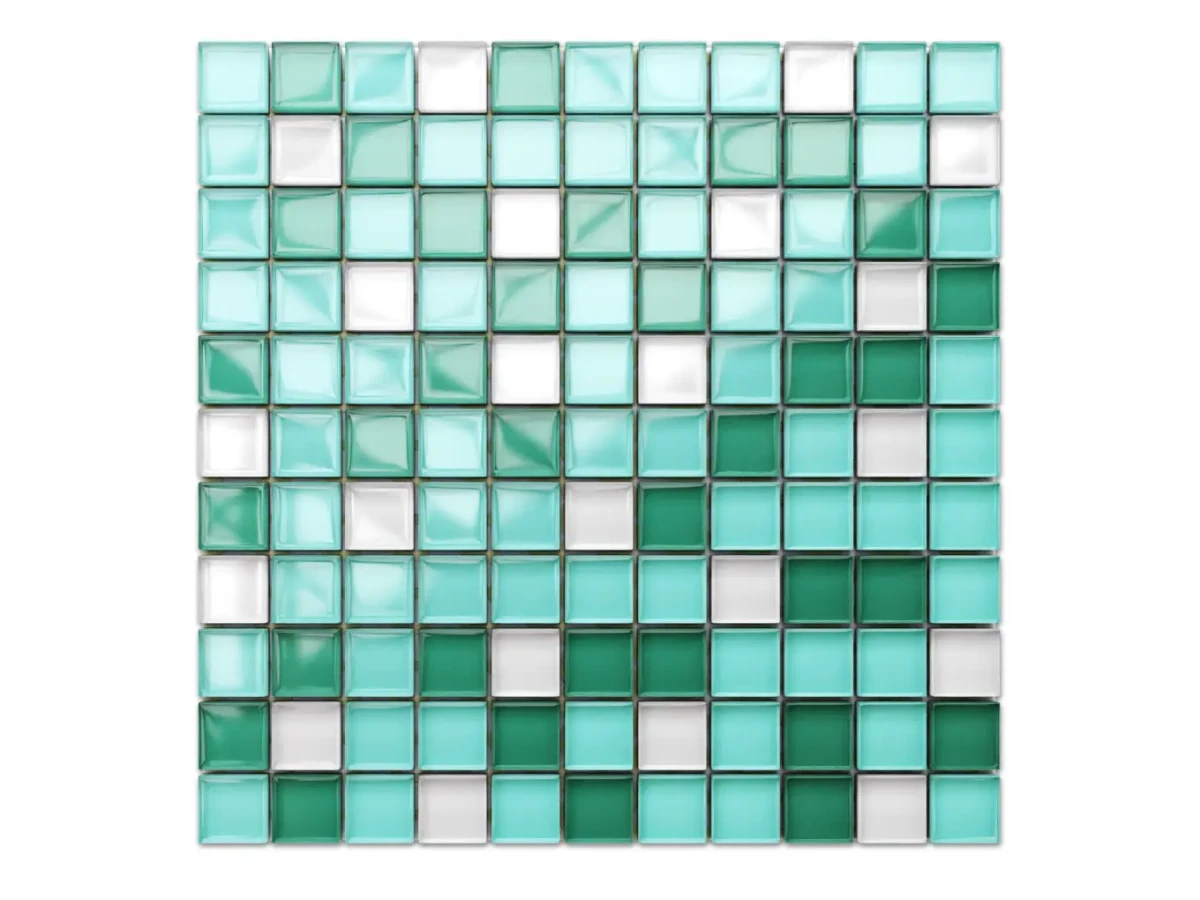 MOZAIKA SZKLANA MEDIC 30x30cm 8mm  – dekoracyjne do wnętrz – Szklane Mozaiki