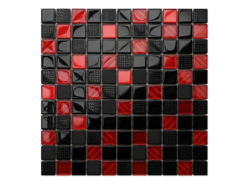 MOZAIKA SZKLANA VOLCANO RED 30x30cm 8mm