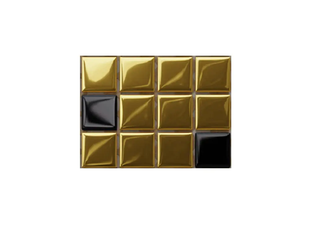 MOZAIKA SZKLANA ZŁOTA GOLD GLAMOUR 30x30cm 8mm – dekoracyjne do wnętrz – Szklane Mozaiki