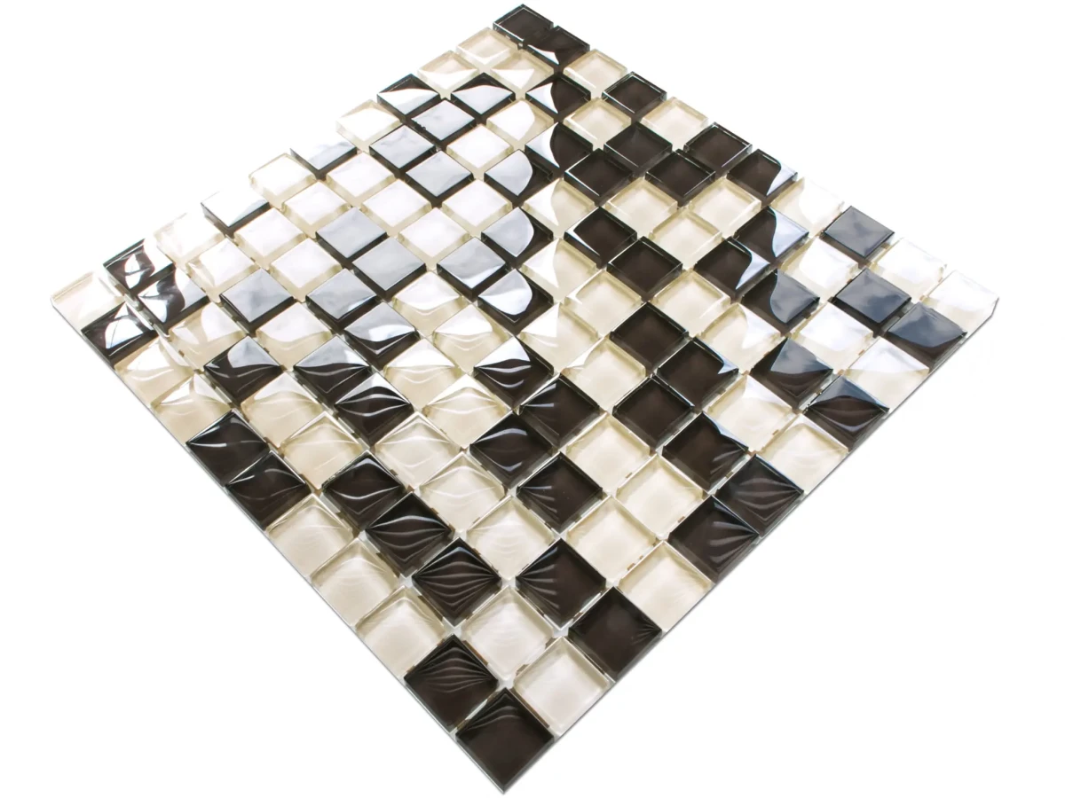 MOZAIKA SZKLANA ATAKAMA 30x30cm 8mm – dekoracyjne do wnętrz – Szklane Mozaiki
