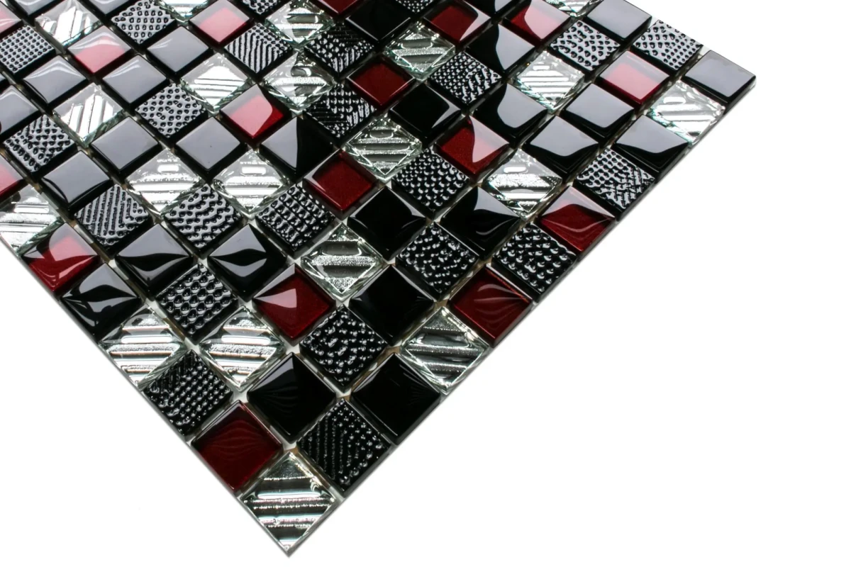 MOZAIKA SZKLANA SAMURAI 30x30cm 8mm – dekoracyjne do wnętrz – Szklane Mozaiki