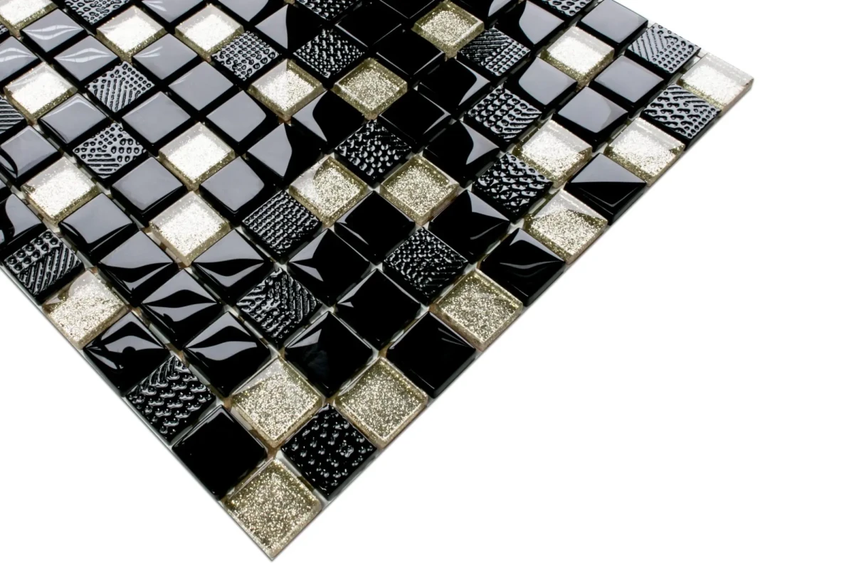 MOZAIKA SZKLANA STELLAR 30x30cm 8mm – dekoracyjne do wnętrz – Szklane Mozaiki