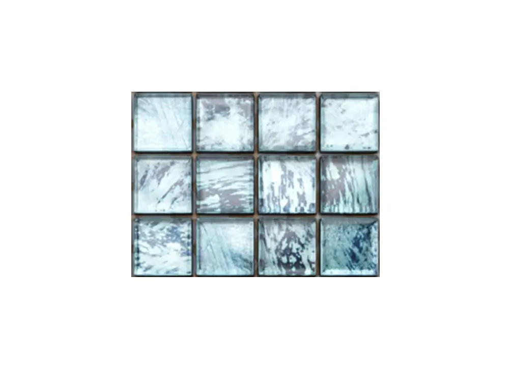 MOZAIKA SZKLANA NIEBIESKA OCEAN EYES 30x30cm 8mm – dekoracyjne do wnętrz – Szklane Mozaiki