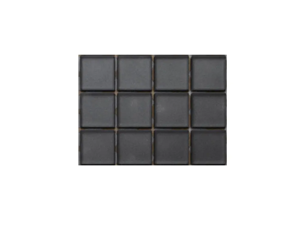 MOZAIKA SZKLANA CZARNA NERO SOFT BLACK 30x30cm 8mm – dekoracyjne do wnętrz – Szklane Mozaiki