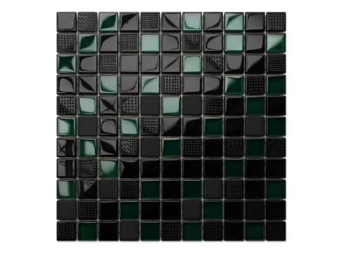 MOZAIKA SZKLANA VOLCANO GREEN 30x30cm 6mm