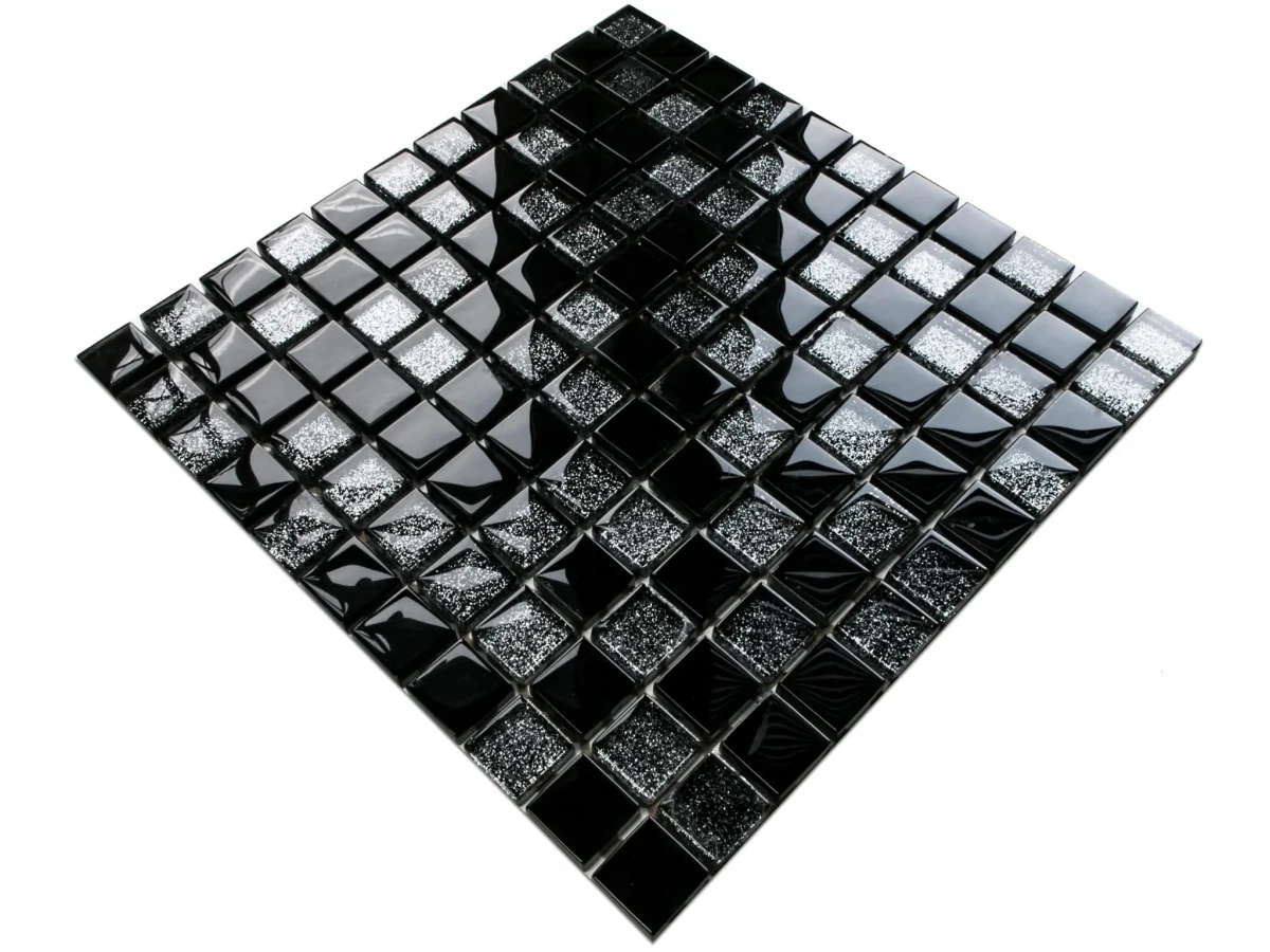 MOZAIKA SZKLANA MILKY WAY 30x30cm 8mm – dekoracyjne do wnętrz – Szklane Mozaiki