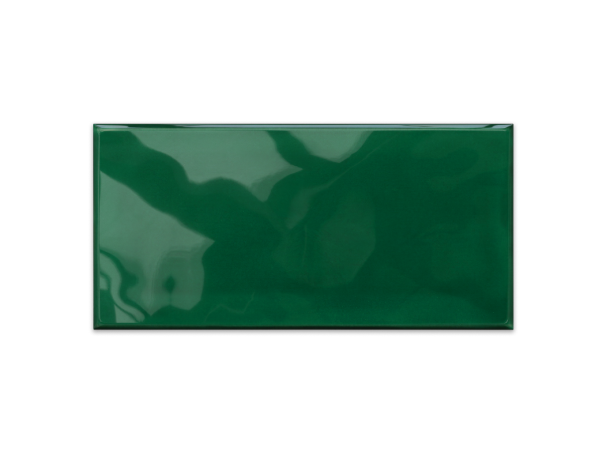 Płytka Glamour Verde 15×7,5 zielona cegiełka
