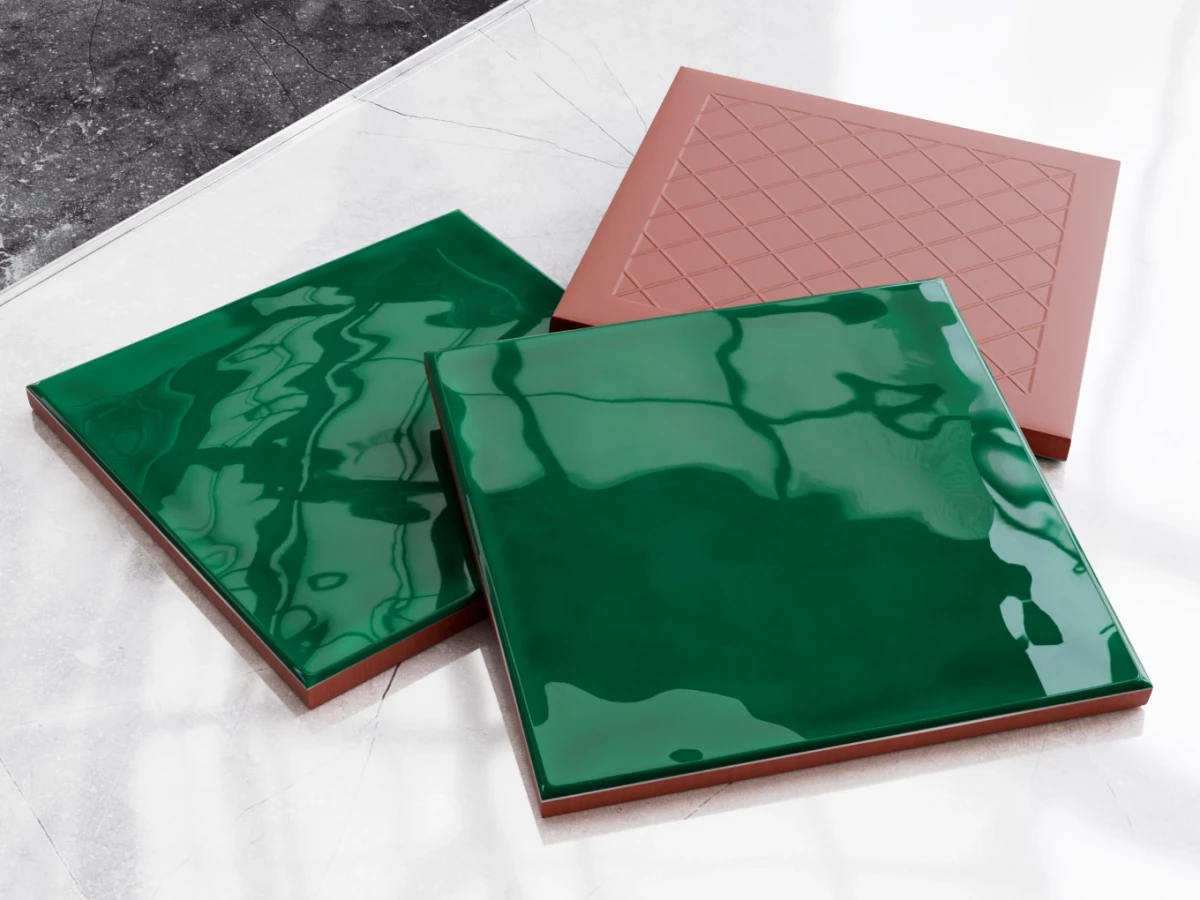 Płytka Chic Verde 15×15 zielona w połysku
