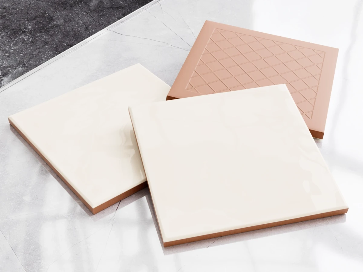Płytka Chic Bone 15×15 jasna w połysku