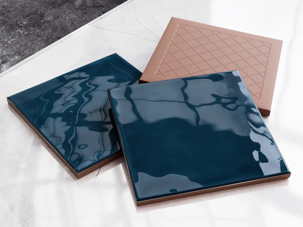 Płytka Chic Marino 15×15 granatowa w połysku