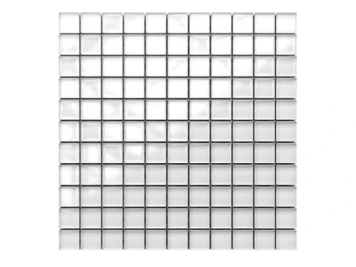 MOZAIKA SZKLANA BIAŁA SUPER WHITE 30x30cm 8mm