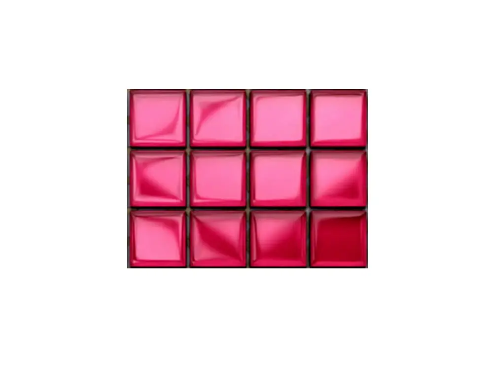 MOZAIKA SZKLANA RÓŻOWA MALINA 30x30cm 8mm – dekoracyjne do wnętrz – Szklane Mozaiki