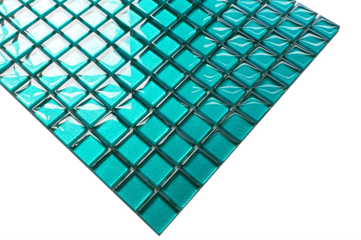 MOZAIKA SZKLANA NIEBIESKA DEEP BLUE 30x30cm 8mm – dekoracyjne do wnętrz – Szklane Mozaiki