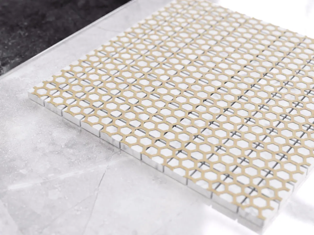 MOZAIKA  KAMIENNA BIAŁA MARBLE CARRARA CALACATTA  – dekoracyjne do wnętrz – Szklane Mozaiki