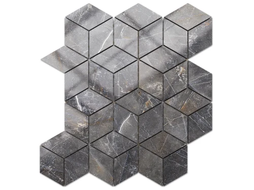 MOZAIKA GRESOWA DIAMOND ROMB SHINESTONE