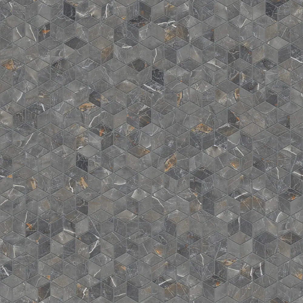 MOZAIKA GRESOWA DIAMOND ROMB SHINESTONE – dekoracyjne do wnętrz – Szklane Mozaiki