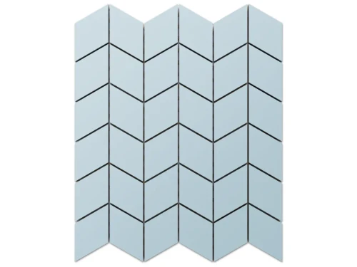 MOZAIKA GRESOWA CHEVRON ROMB CIELO E TERRA BLU