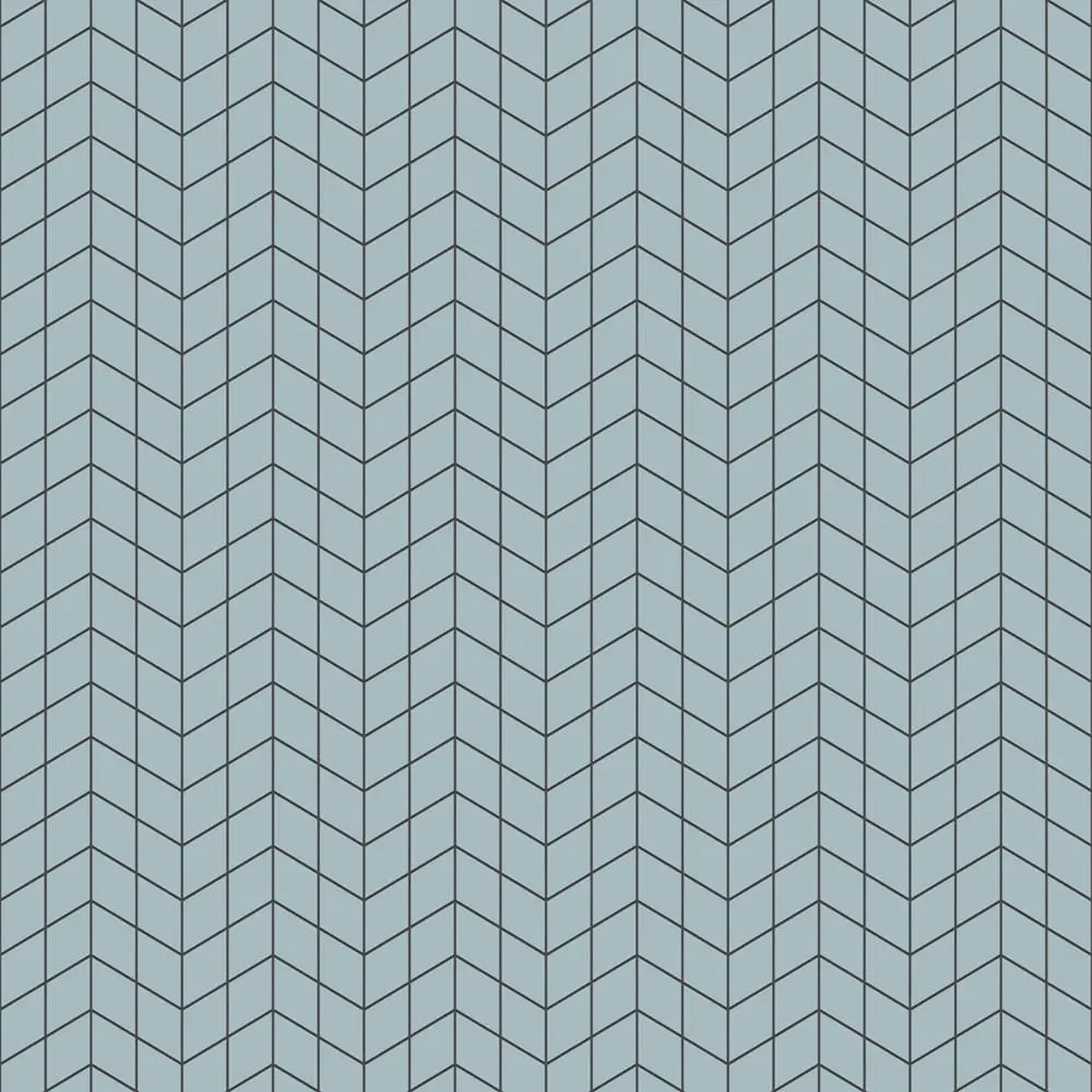 MOZAIKA GRESOWA DOUBLE CHEVRON ROMB CIELO E TERRA BLU – dekoracyjne do wnętrz – Szklane Mozaiki
